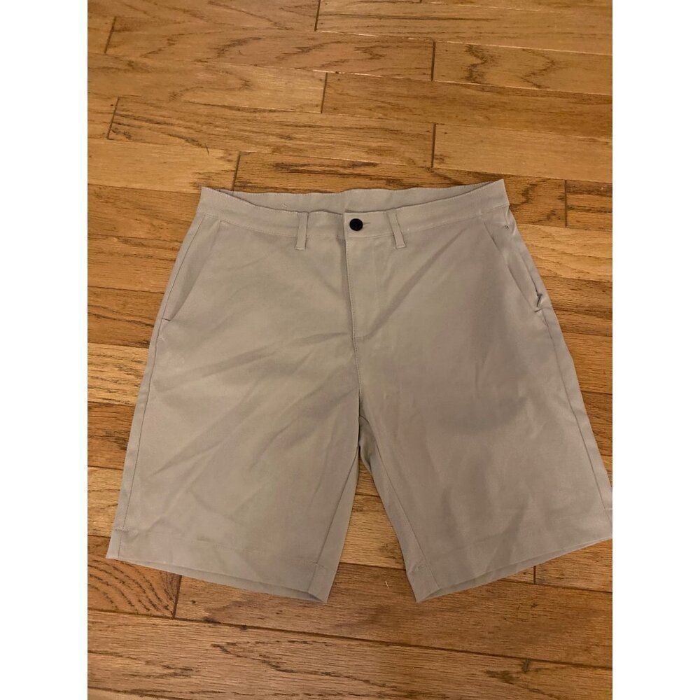 NWOT Jach's New York Mens Khaki Flat-Front Shorts slash pockets size 31
